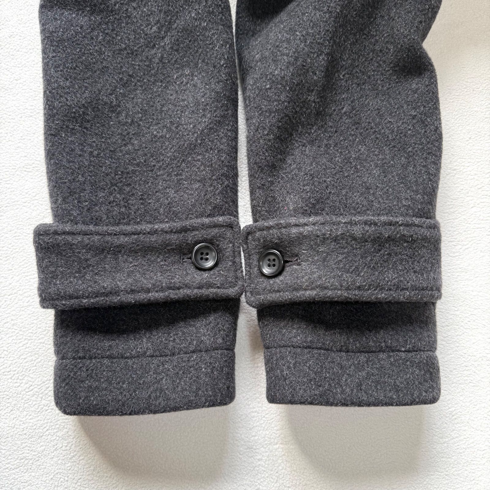 極美品・未使用級・チャコールグレー✨ミズイロインド Aライン ウール