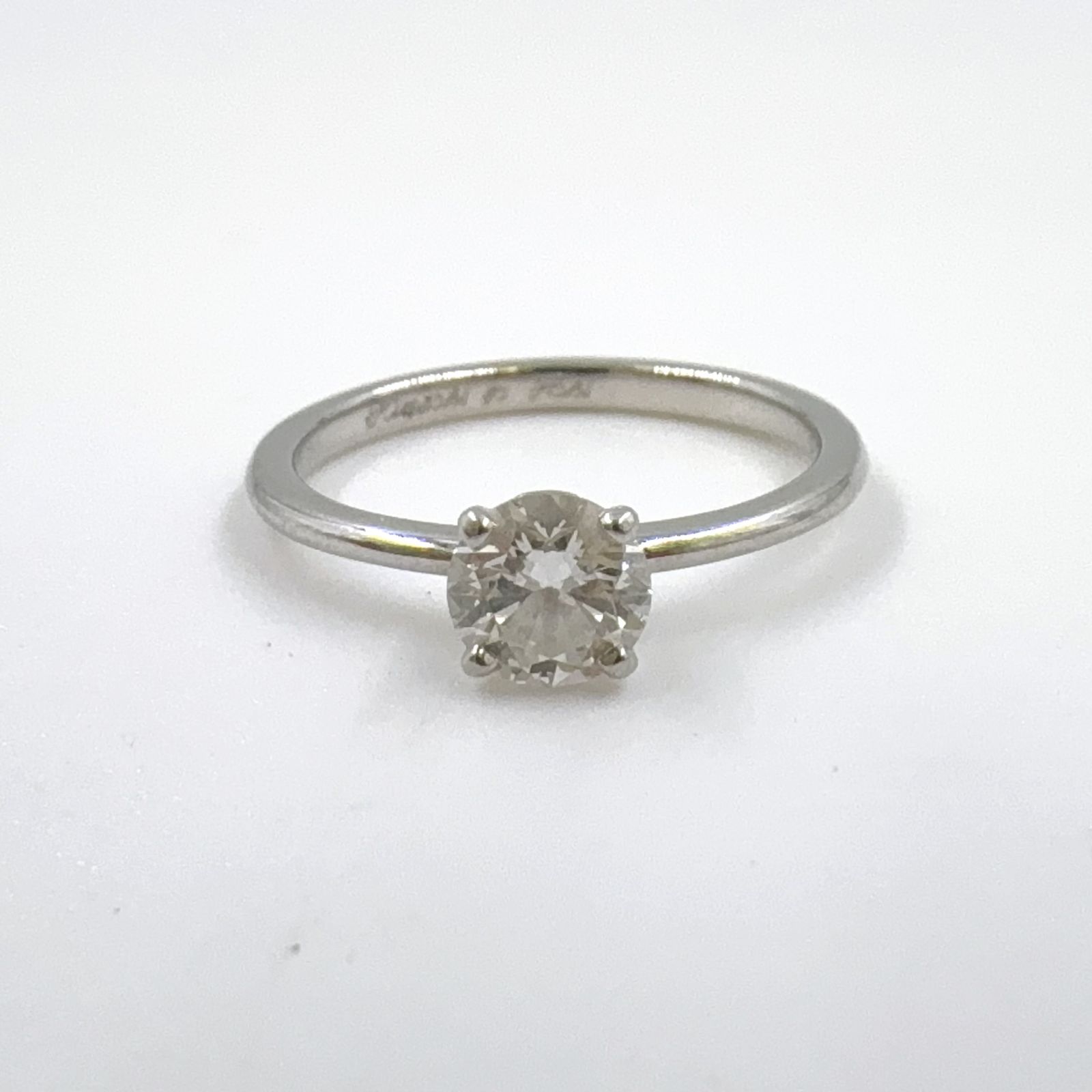 TIFFANY Co プラチナソリティア PT 950 ダイヤモンド シルバー 指輪