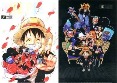 中古】クリアファイル 麦わらの一味(描き下ろしキービジュアル/OP展