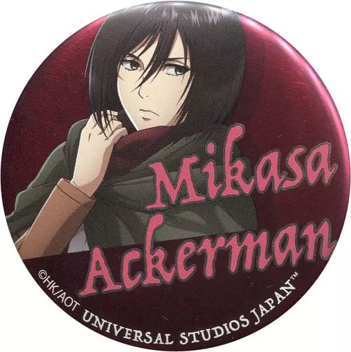 中古】バッジ・ピンズ ミカサ・アッカーマン 「進撃の巨人・ザ・リアル