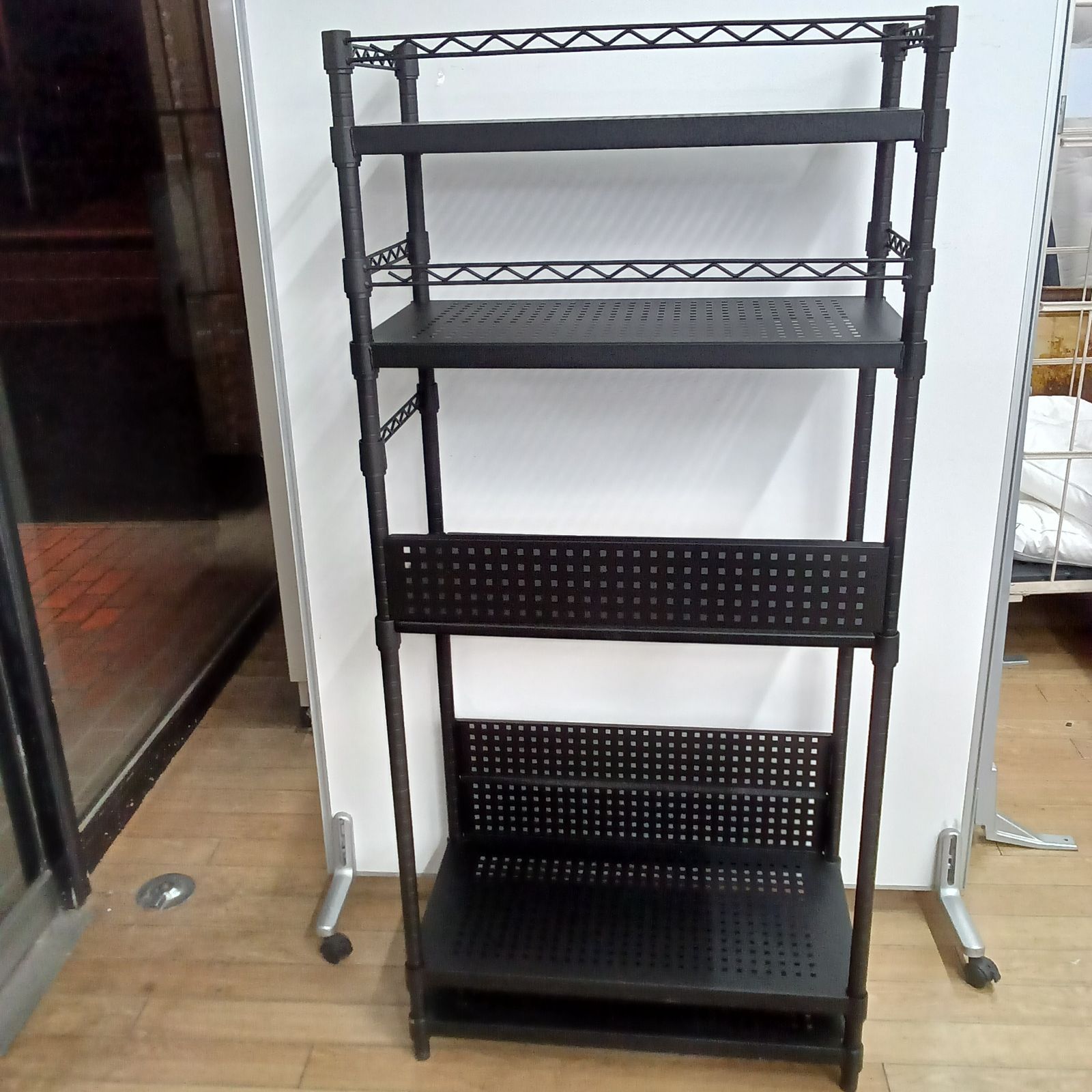 リユースの Bauhutte バウヒュッテ サイドラック ゲーミングラック ＢＨＳ-700 SM 管理1207-01