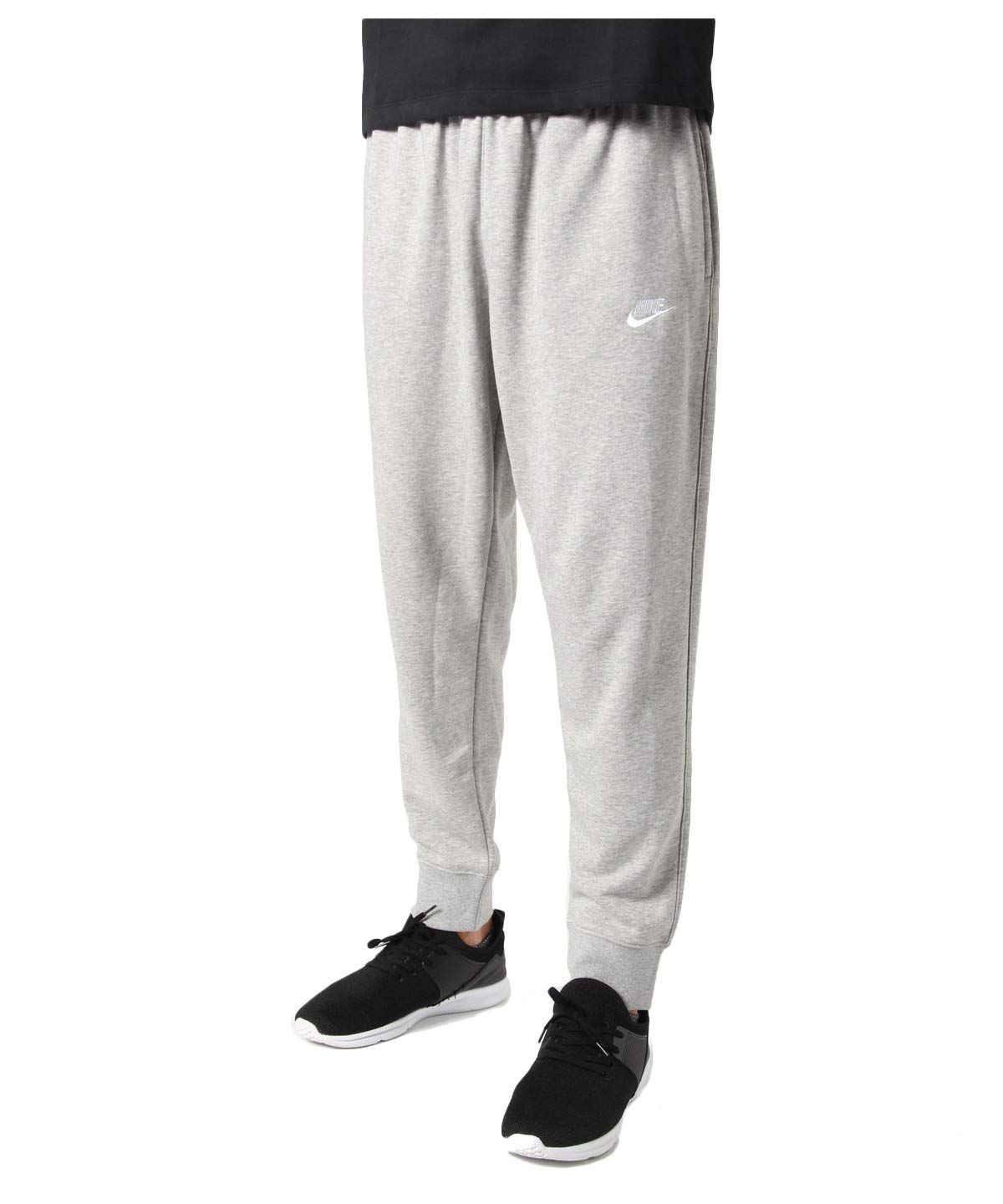 ナイキ クラブ フレンチテリー ジョガー BV 2680 063 ダークグレーヘザー Dグレー S グレー