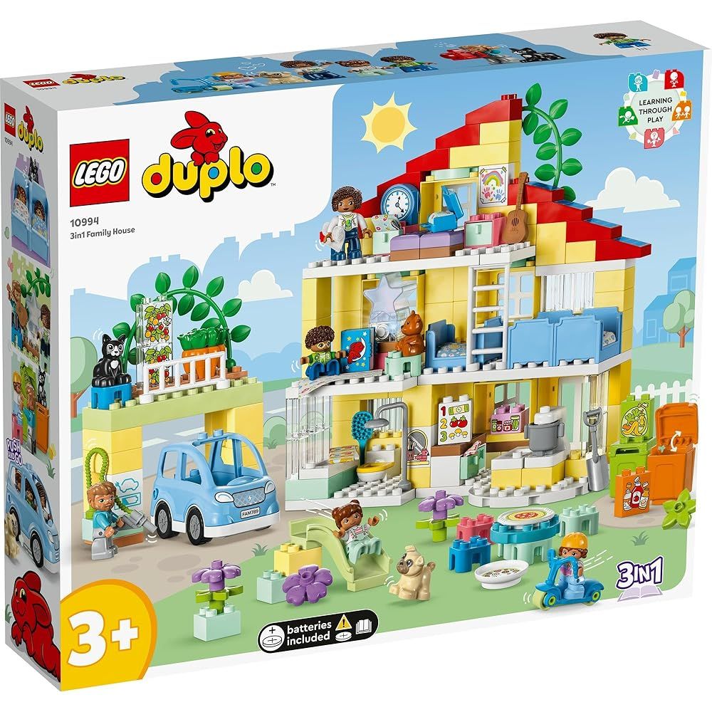 レゴ LEGO デュプロ デュプロのまち 3 in 1 みんなのおうち 10994 おもちゃ ブロック プレゼント幼児 赤ちゃん 知育 クリエイティブ
