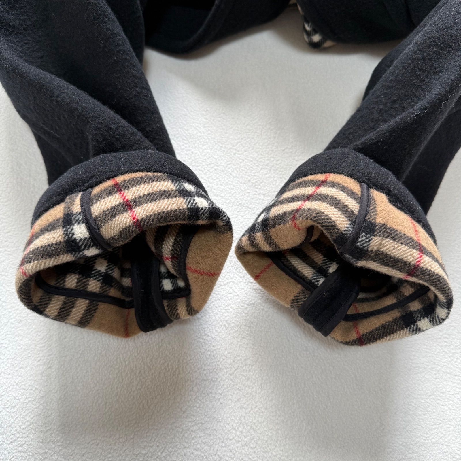 極美品・完品・38・ブラック✨バーバリーブルーレーベル ロング