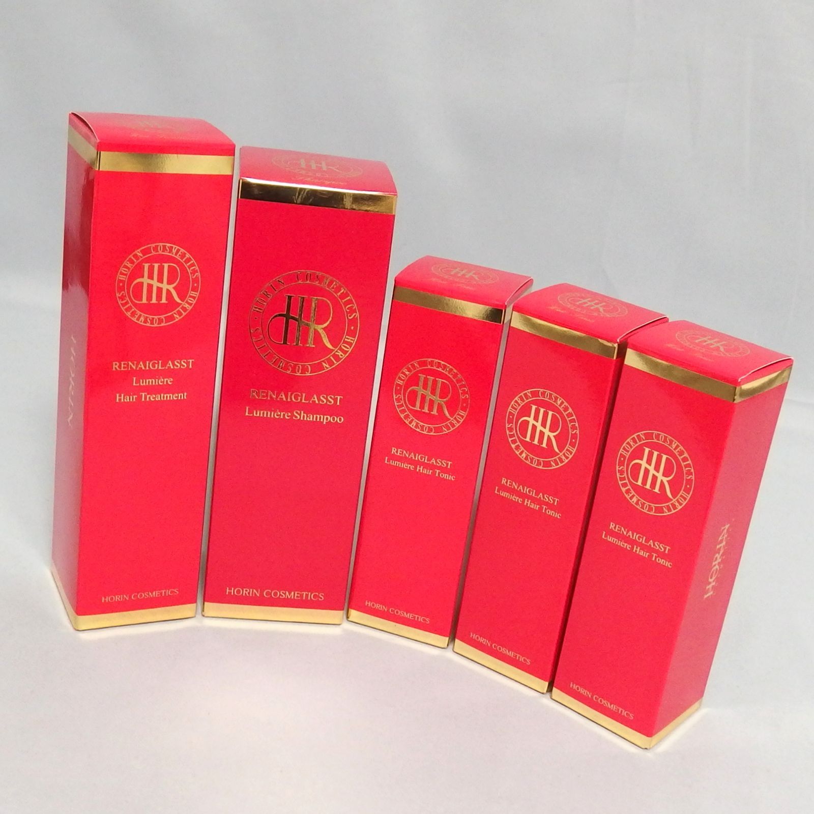 HORIN ルネグラスト リュミエール ヘアトニック×3 シャンプー×1 ヘアトリートメント×1 5点セット ホウリン