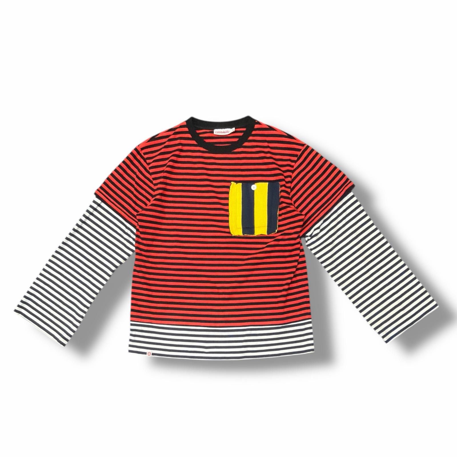 参考上代33,000円 CHARLES JEFFREY LOVERBOY 25SS PATCH LONG SLEEVE 2 