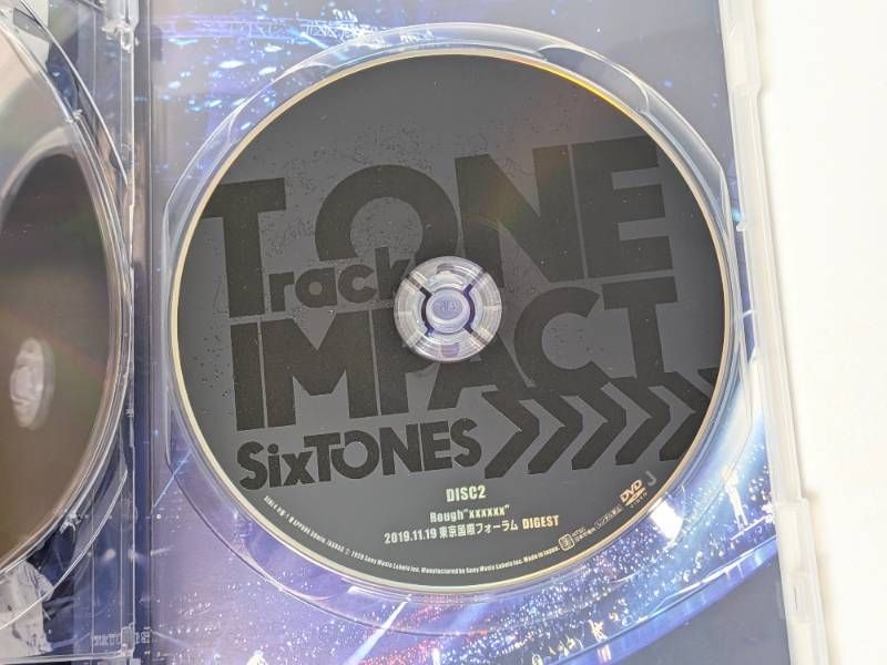 SixTONES ライブDVD 3点セット Track ONE IMPACT 通常盤DVD / on eST