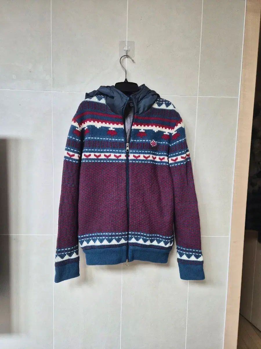 パーリーゲイツ ニットフーディー ジップアップ パータン 95