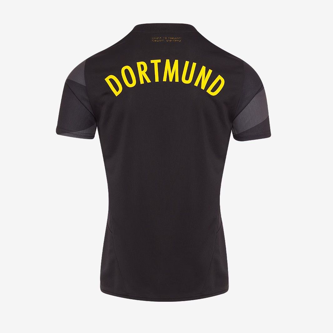 プーマ サッカー ドルトムント 2025 25 シャツ アウェイ モデル 黒 ブラック 黄 イエロー