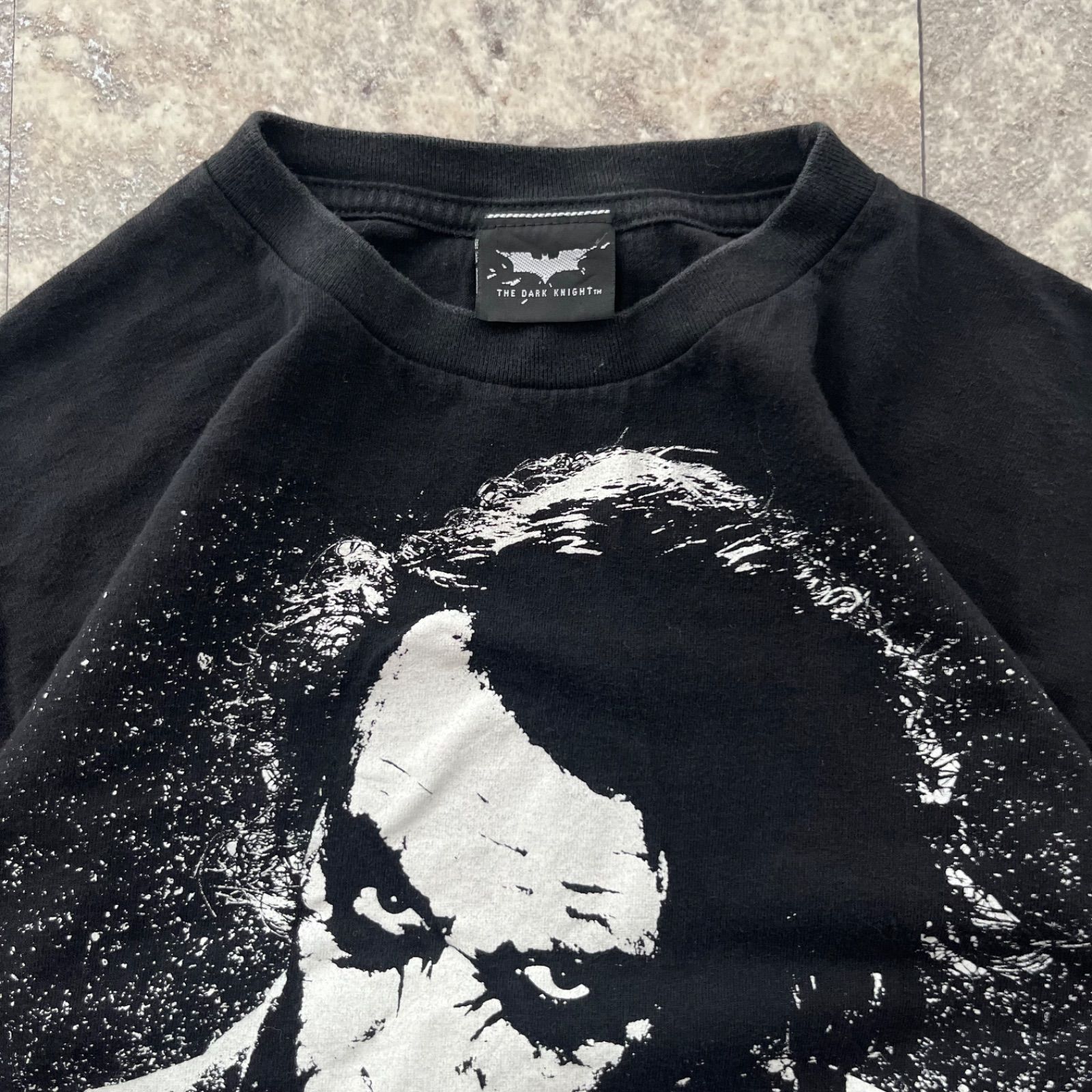 ダークナイト ジョーカー Tシャツ 黒 ブラック 2008 オフィシャル 映画 