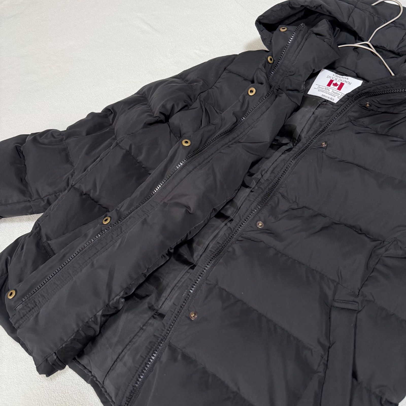 極美品・ダウン90%・L✨シューラルー 2way カナダダック ダウン コート 