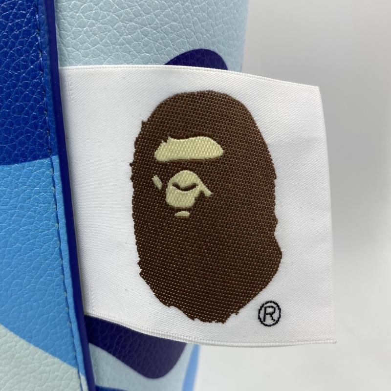 A BATHING APE ABC CAMO BAG ブルー サイズS 24