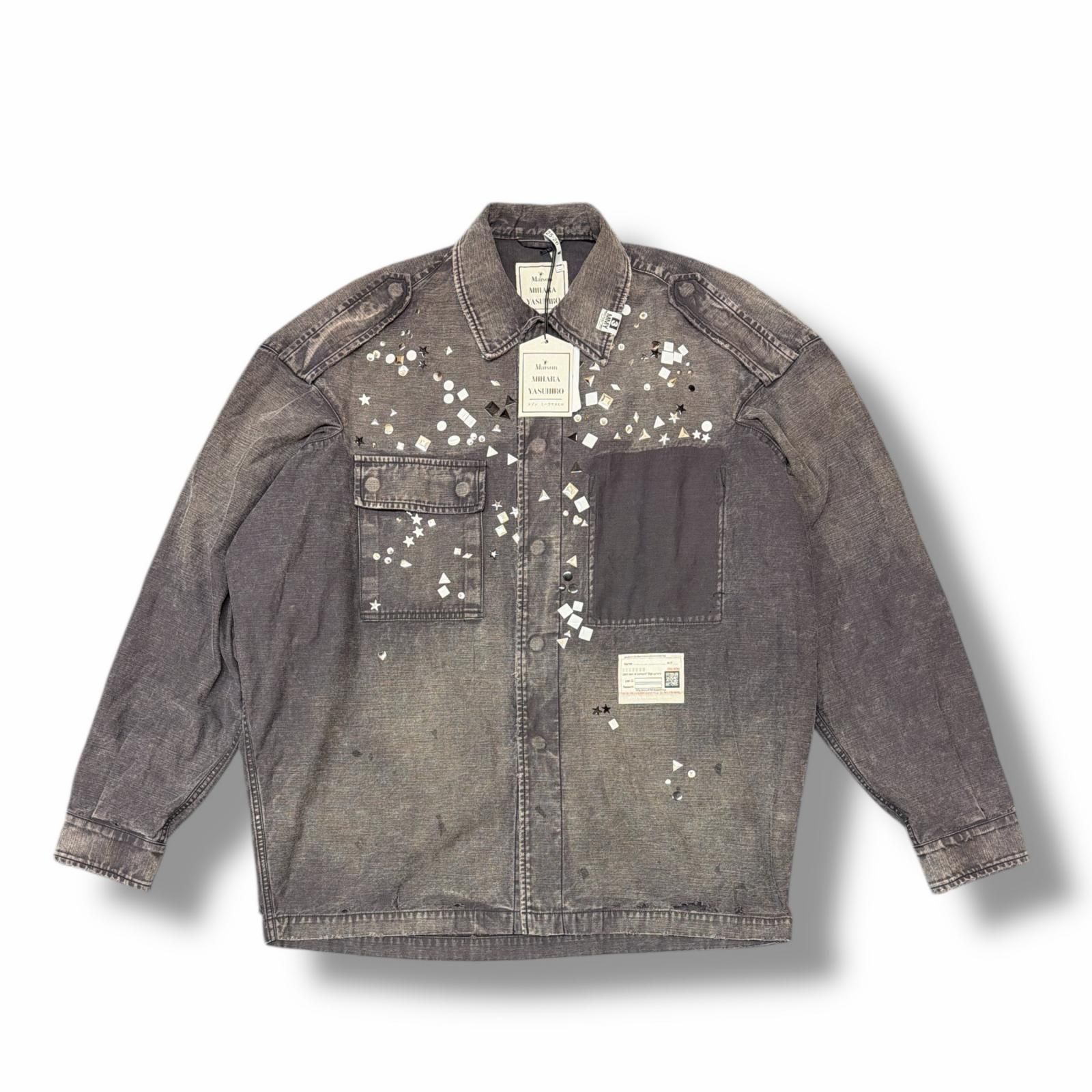 参考上代91,300円 未使用 MIHARA YASUHIRO 25AW EMBELLISHED MILITARY 
