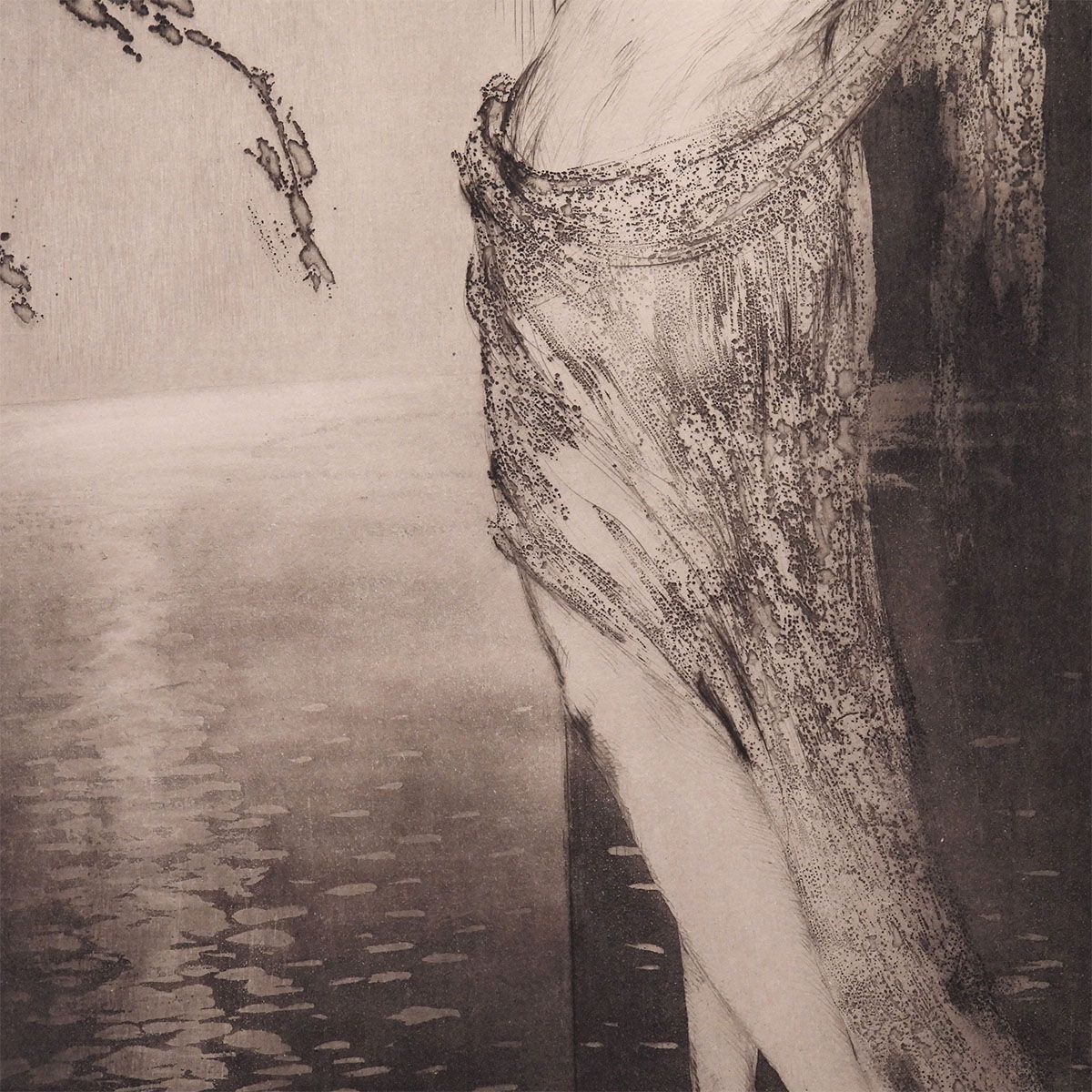 ルイ・イカール 化粧 人物画 女性像 美人画 猫 ジャポニズム 屏風 1月