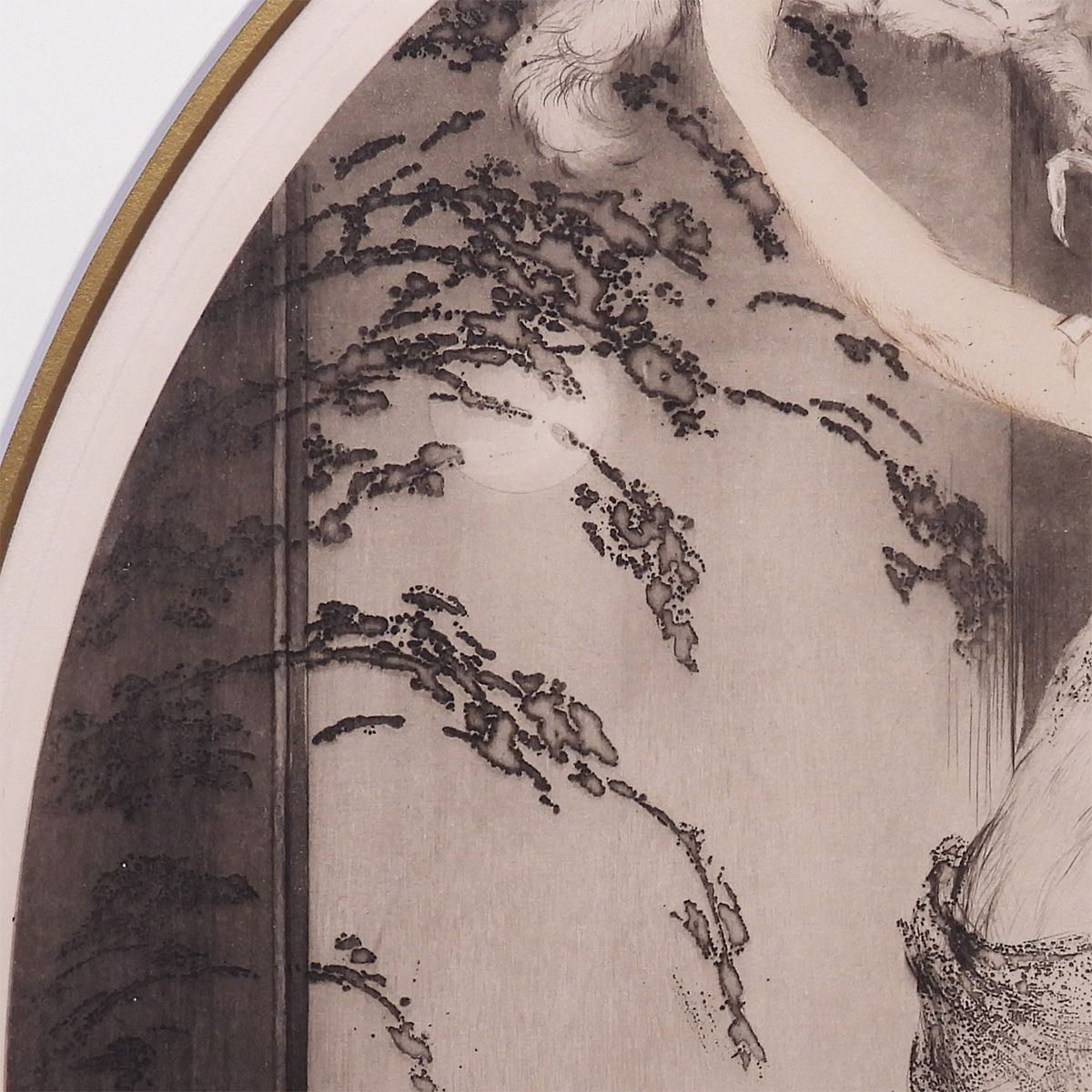 ルイ・イカール 化粧 人物画 女性像 美人画 猫 ジャポニズム 屏風 1月