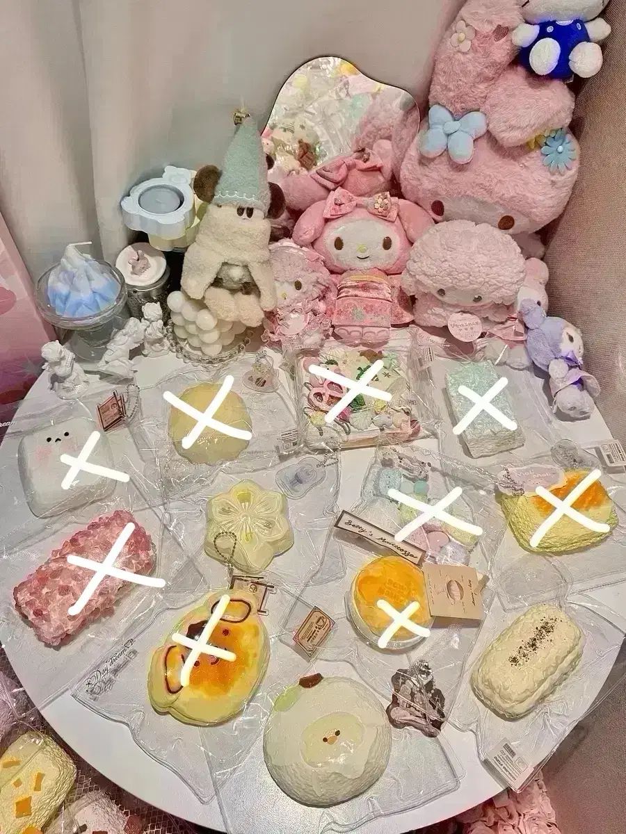 マリーちゃん様専用ヒヨコサンタちゃんのストラップ4点 羊毛フェルト