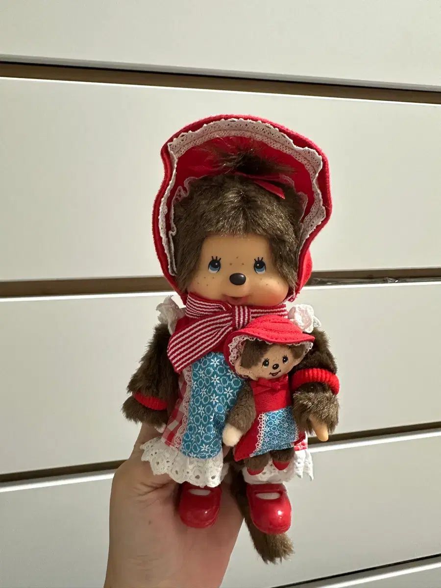 モンチッチ ぬいぐるみ 赤ケープ 赤ちゃん