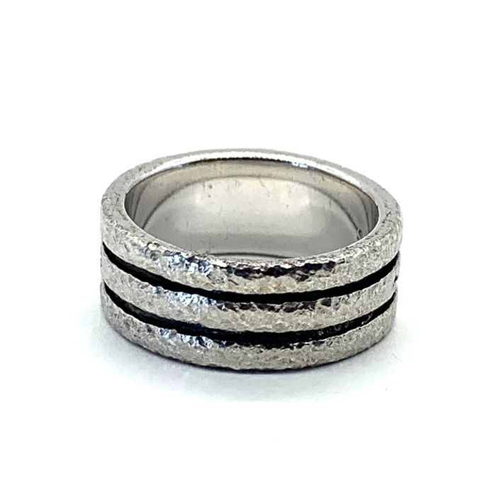 SAAD / リング/SV925/15号/メンズ SAAD サード 太陽神 2ライン シルバーリング SV925 Size 11号 - メルカリ