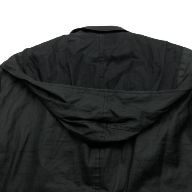 YOHJI YAMAMOTO 02aw LINEN COAT BLACK サイズ23 HM-J02-332 ヨウジ