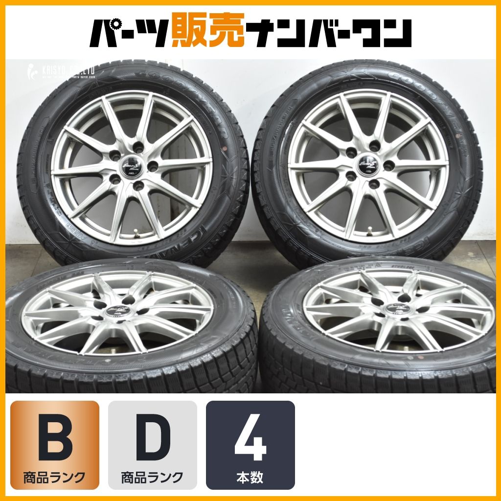 ヴォクシー ステップワゴン 等に ユーロストリーム 16 in 6 5 J 48 PCD 114 3 グッドイヤー アイスナビ6 205 60 R ノア アクセラ