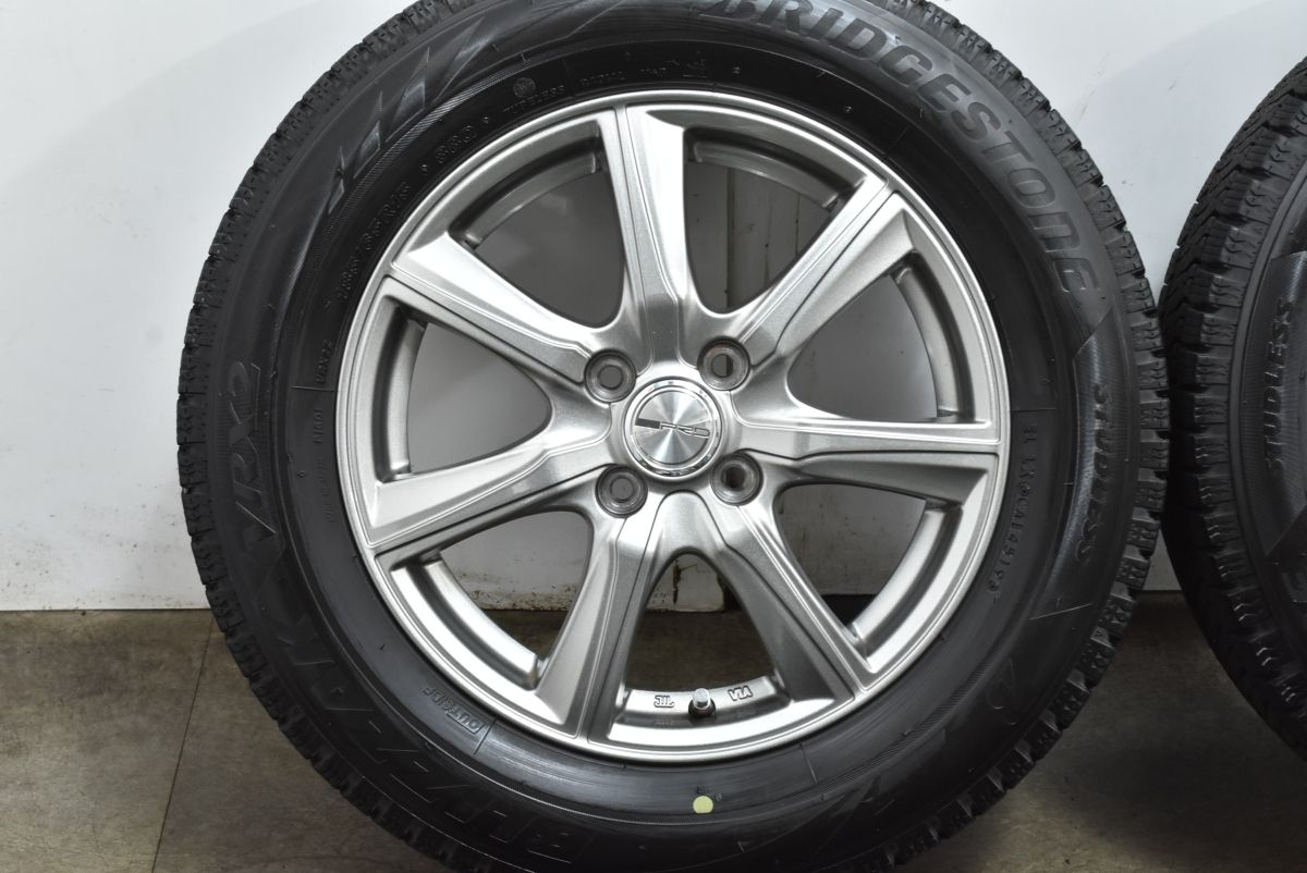  フィット アクア 等に PRD 15 in 5 J 42 PCD 100 ブリヂストン ブリザック VRX 2 185 65 R ヴィッツ カローラフィールダー スイフト 15インチ タイヤ ホイールセット