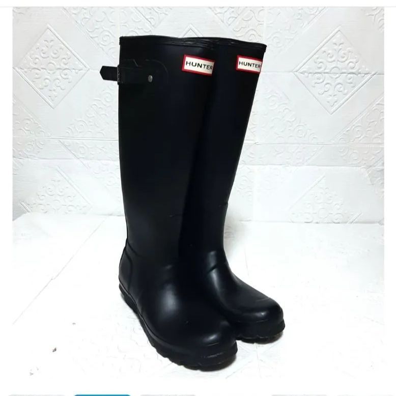HUNTER ブラック 長靴 23cm UK 4 / EU 37 ✨未使用同様✨HUNTER✨ハンター レディースレインブーツ 長靴 Size
