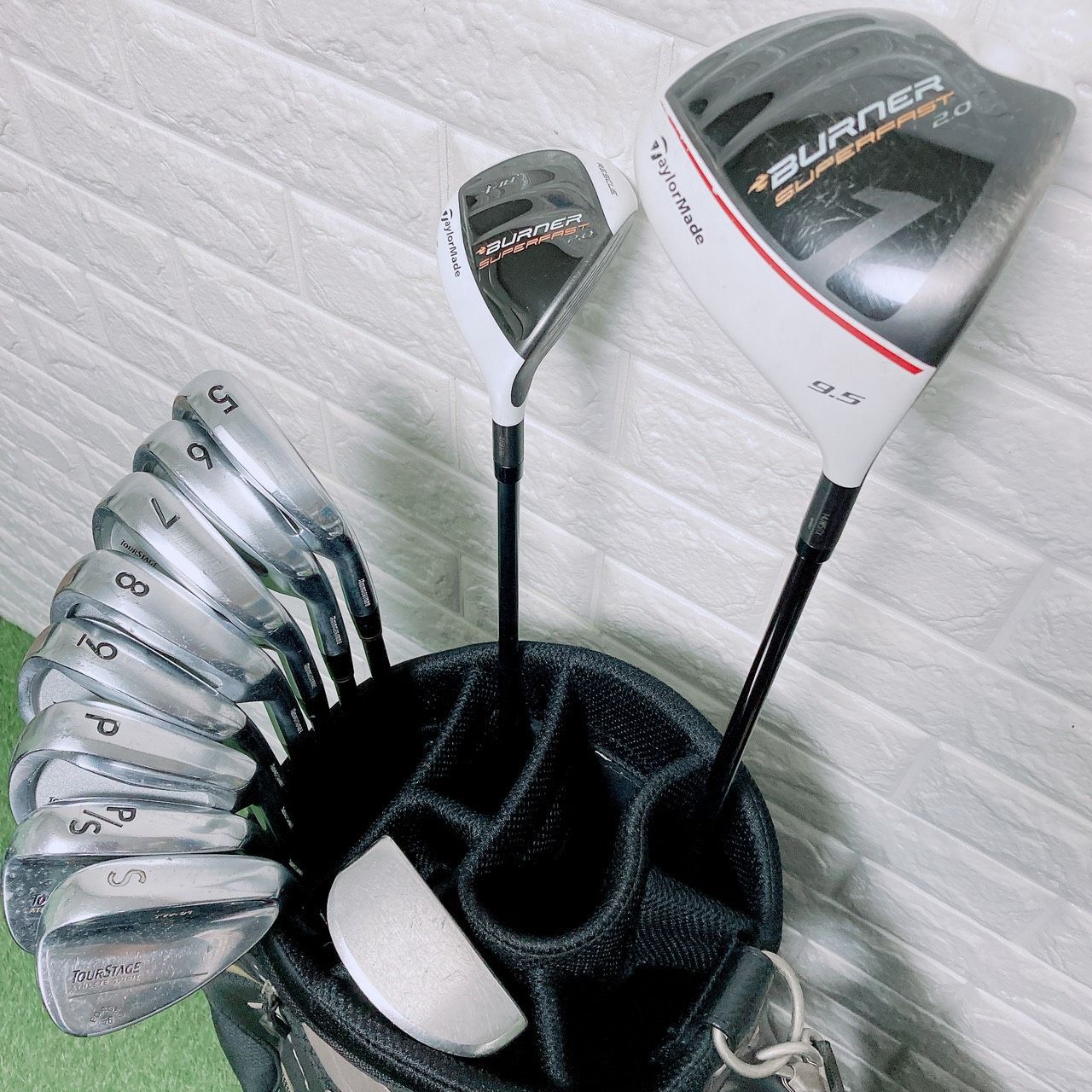 ゴルフクラブ メンズ セット テーラーメイド ツアーステージ 12本