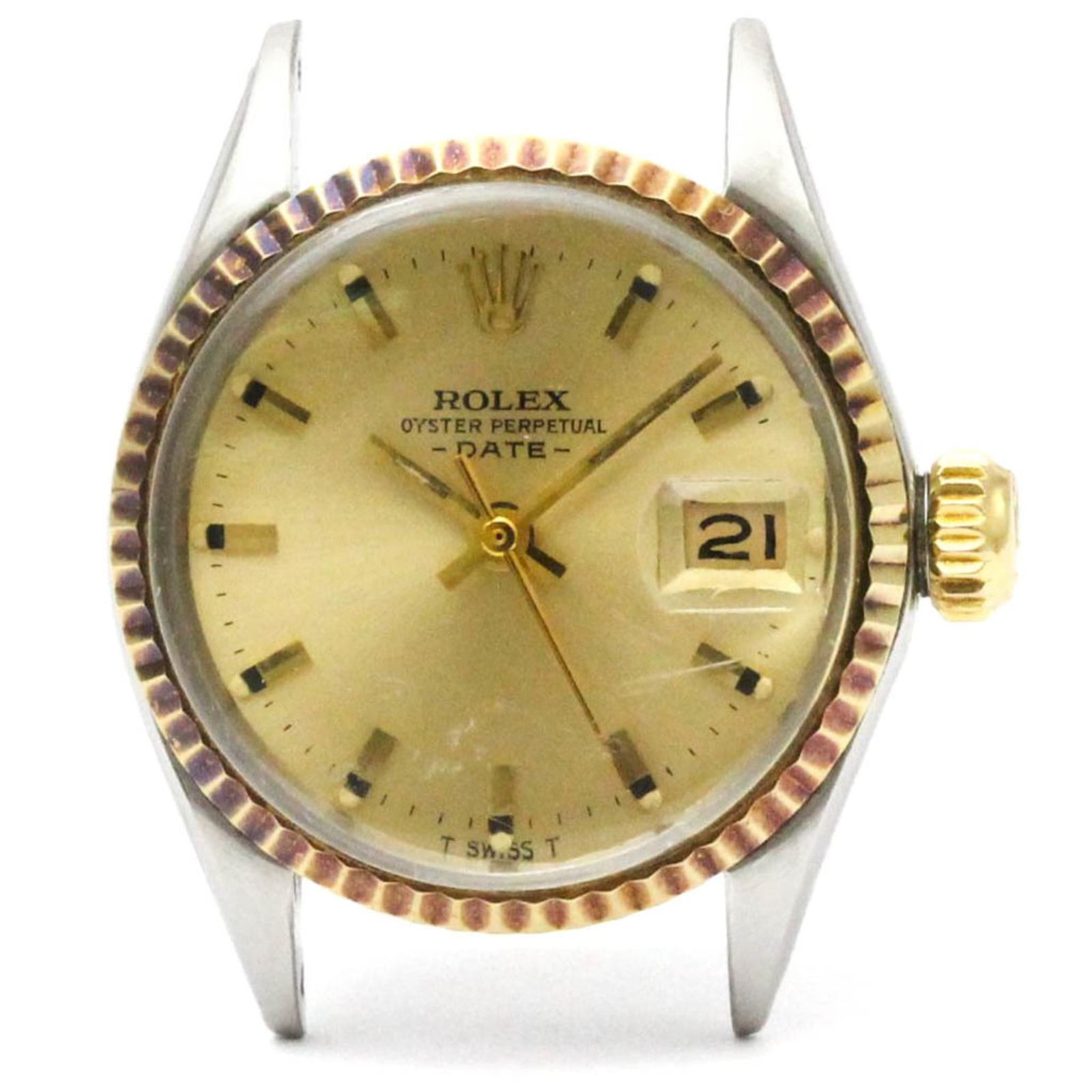 ロレックス ROLEX オイスター パーペチュアル デイト 6517 イエローゴールド ステンレススチール 自動巻き レディース 時計