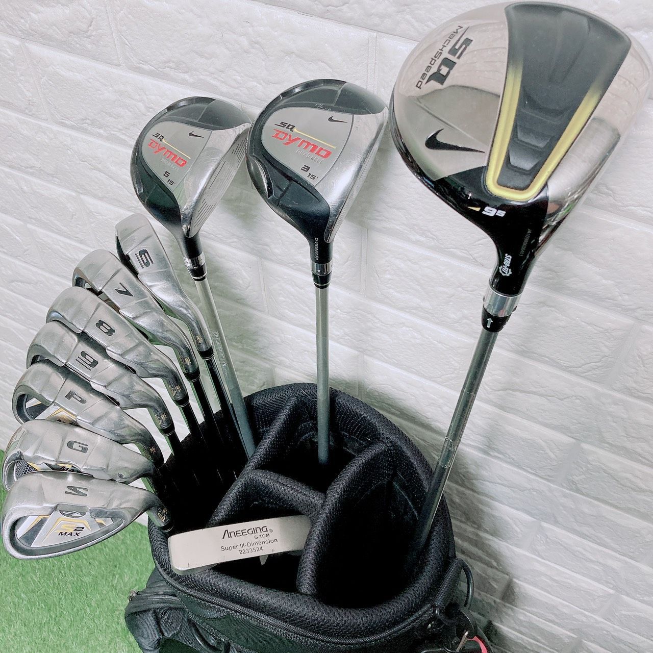 クラブのみ ゴルフクラブ メンズ セット NIKE ナイキ 11本 キャディバッグ