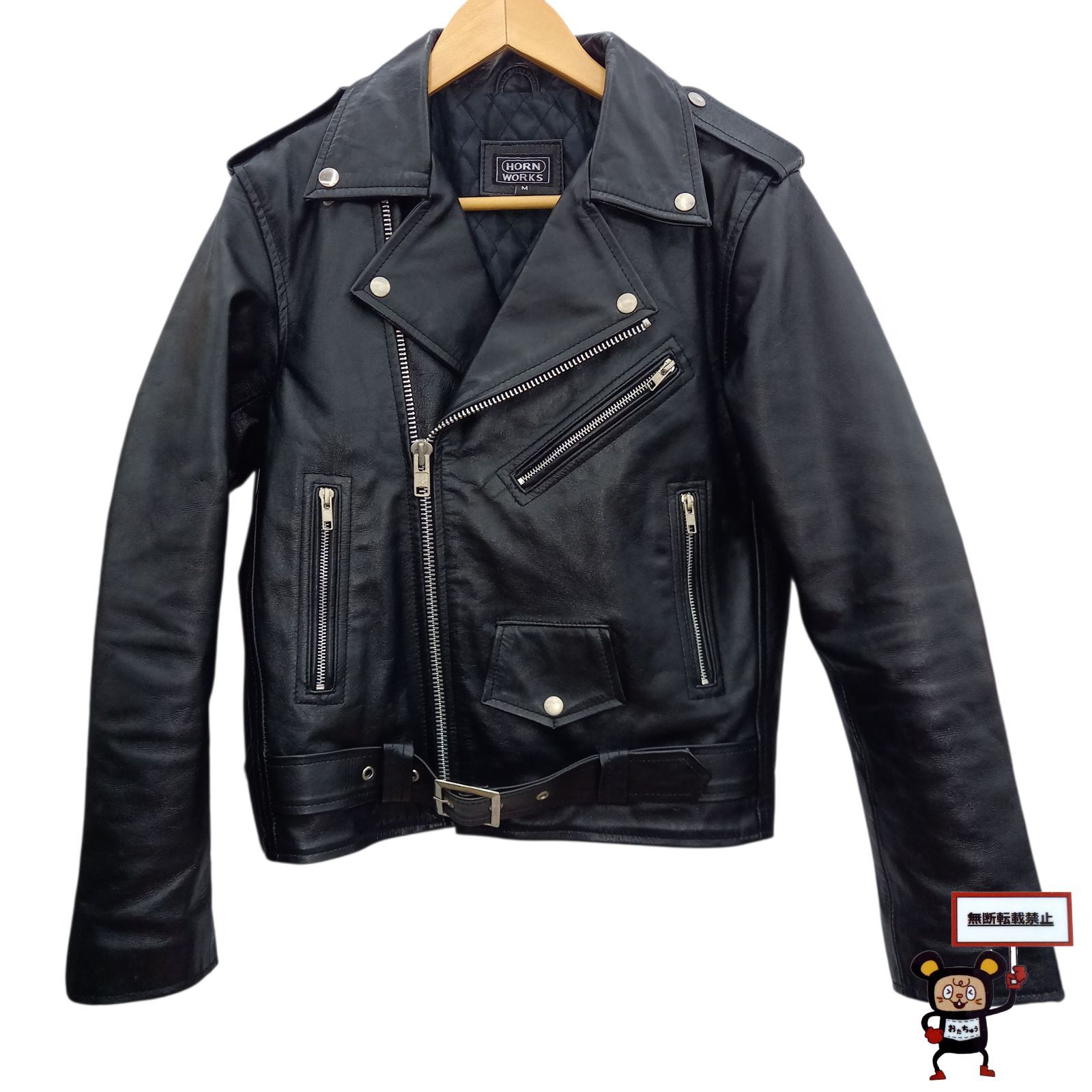 70.HORN WORKS ダブルライダースジャケット 【店舗併売品】 - メルカリ