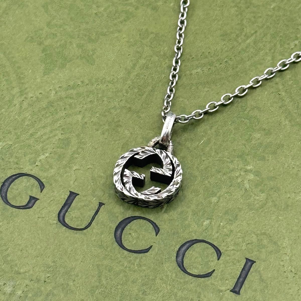 GUCCI インターロッキングg 通常サイズ ネックレス 1206b60 - メルカリ
