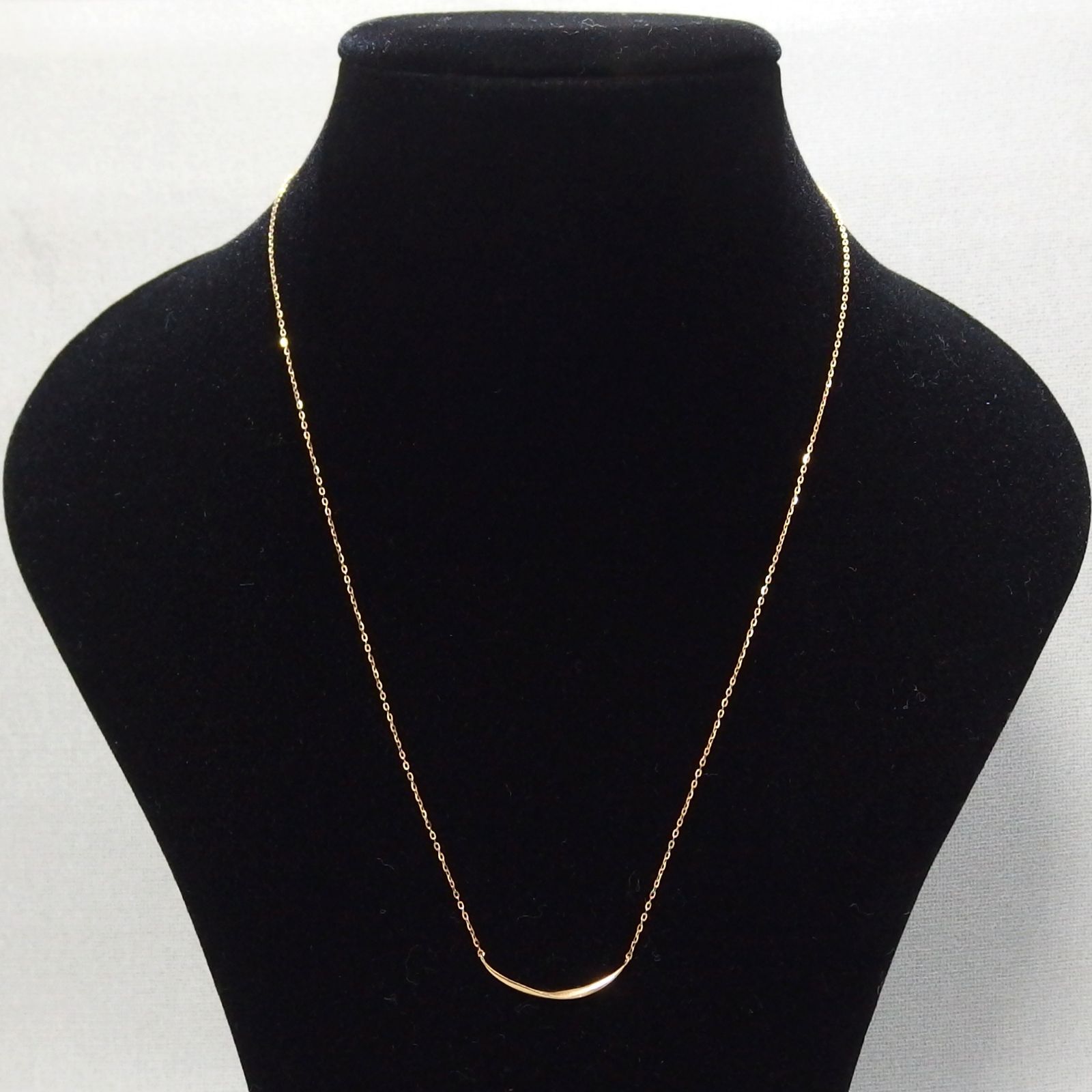 ete K10 クレセントムーン ネックレス トップ2.2cm ゴールド エテ 良品☆ete K10 クレセントムーン ネックレス トップ2.2cm ゴールド