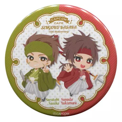 中古】バッジ・ピンズ 猿飛佐助＆真田幸村 「CAPCOM CAFE×戦国BASARA