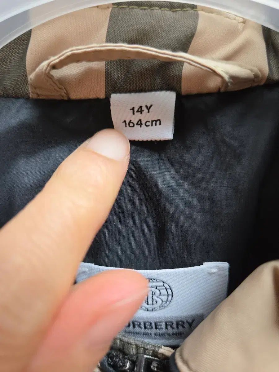 バーバリー MOLLY ダウン 14 y 成人44 55