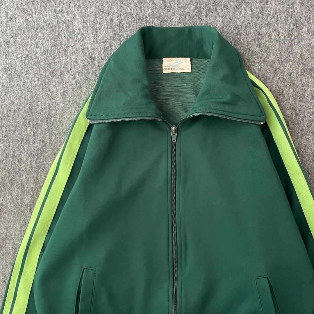 80s　ONITSUKA　トラックジャケット　ヴィンテージ　ワンポイント　希少 80s ONITSUKA トラックジャケット ヴィンテージ ワンポイント 希少