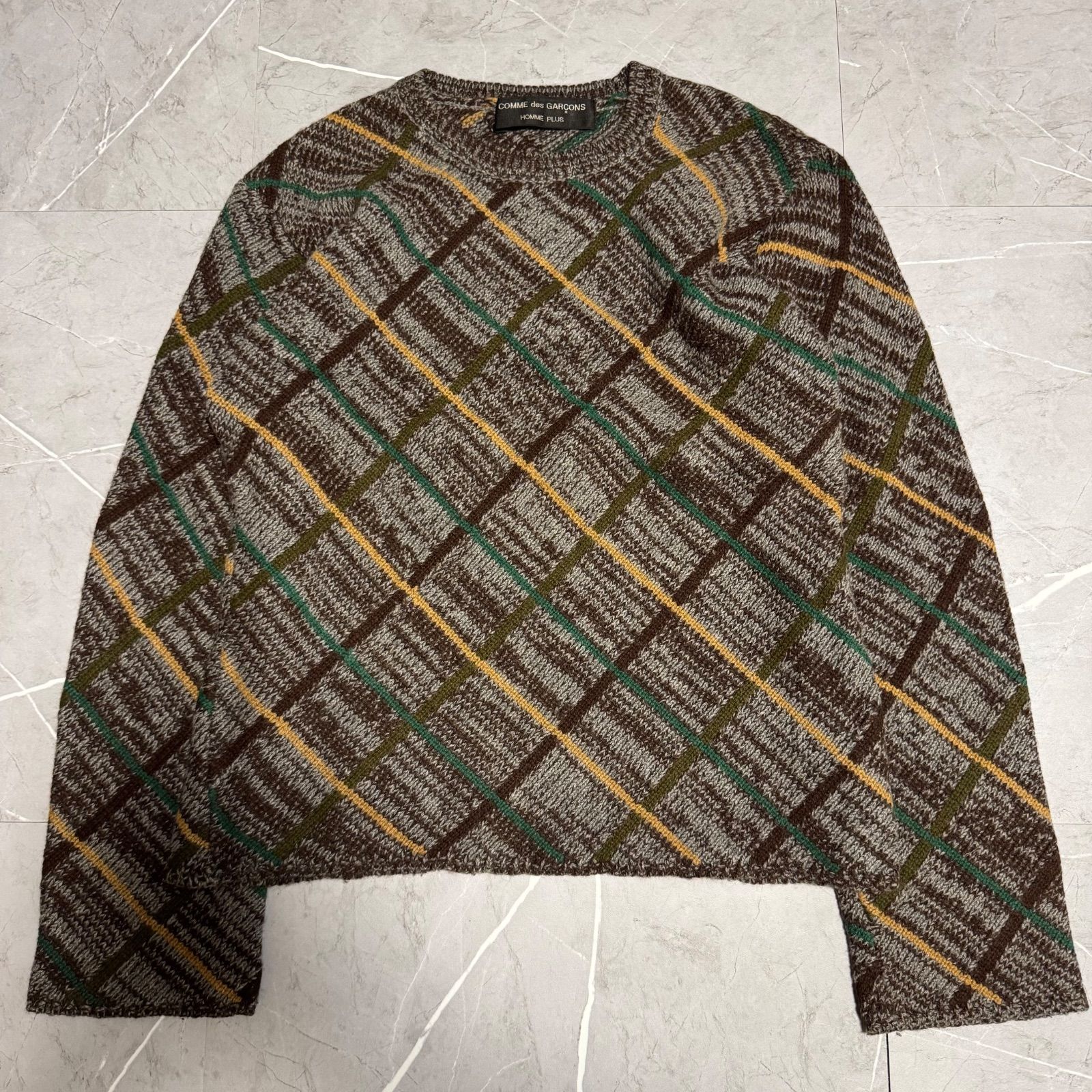 バイアス期 コムデギャルソンオムプリュス 斜行ジップカーディガン