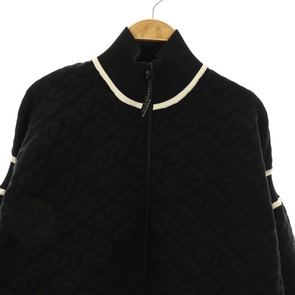 美品 ダブルスタンダードクロージング ダブルジャガードブルゾン 黒 ダブルスタンダードクロージング ダブスタ DOUBLE STANDARD CLOTHING
