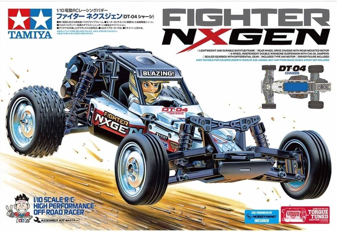 TAMIYA 1/10RC ファイター ネクスジェン ( DT-04シャーシ) - メルカリ