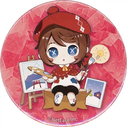 第五人格　画家　ウィンターカフェ缶バッジ 中古】バッジ・ピンズ 画家(エドガー・ワルデン) 「Identity V 第五