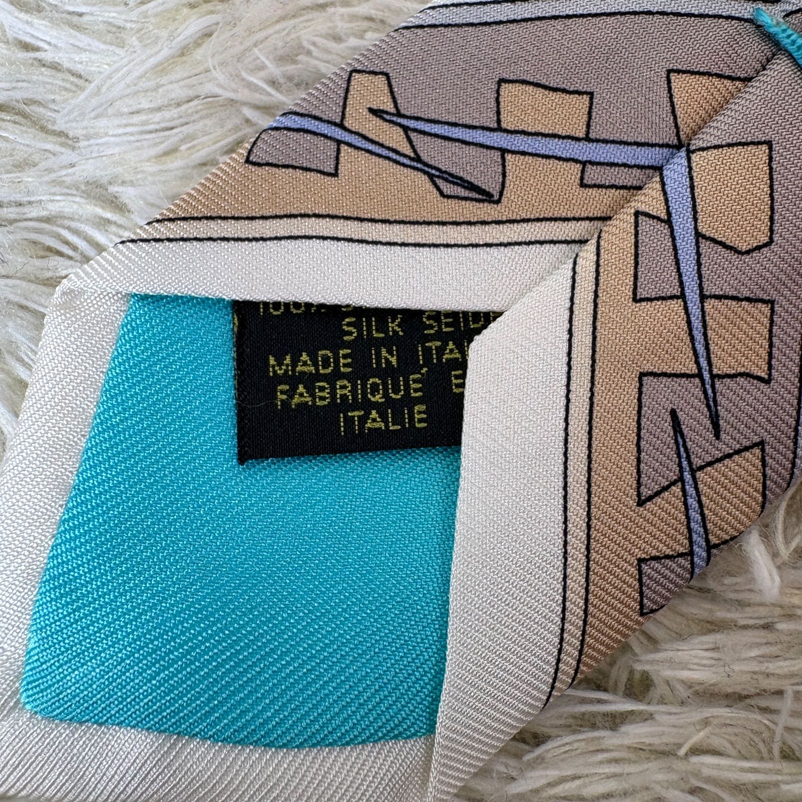 エミリオプッチ ネクタイ シルク イタリア製 マルチカラー ロゴ ジオ