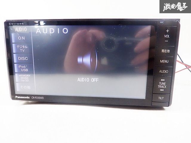 保証付 動作OK】 Panasonic パナソニック メモリーナビ CN-R330WD 地図