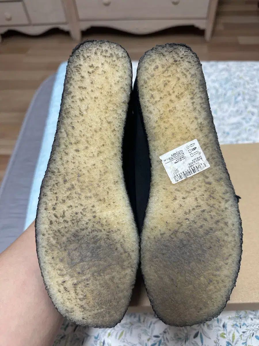 UK 5.5 クラークス ワラビー ブラック