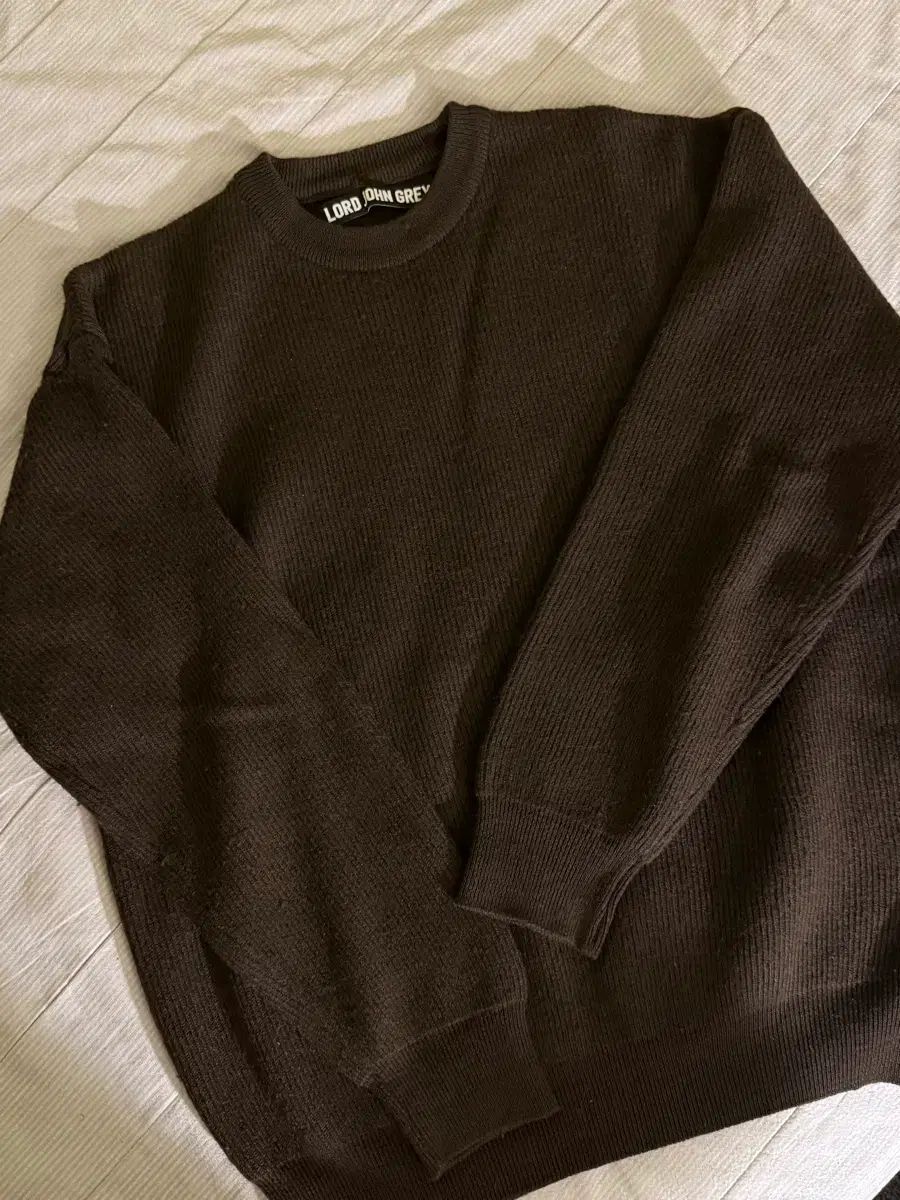 ロードジョングレイ ブラウン ニット