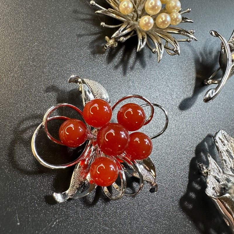 vintage】シルバー製 ブローチ 9点 まとめ売り 約89g GT-R6