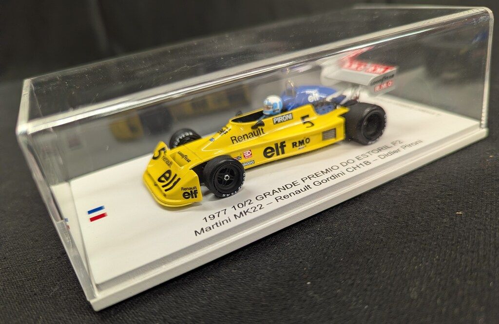 MINIMAX 1/43 Spark/THE PALACE Martini MK22 Renault Gordini CH1B