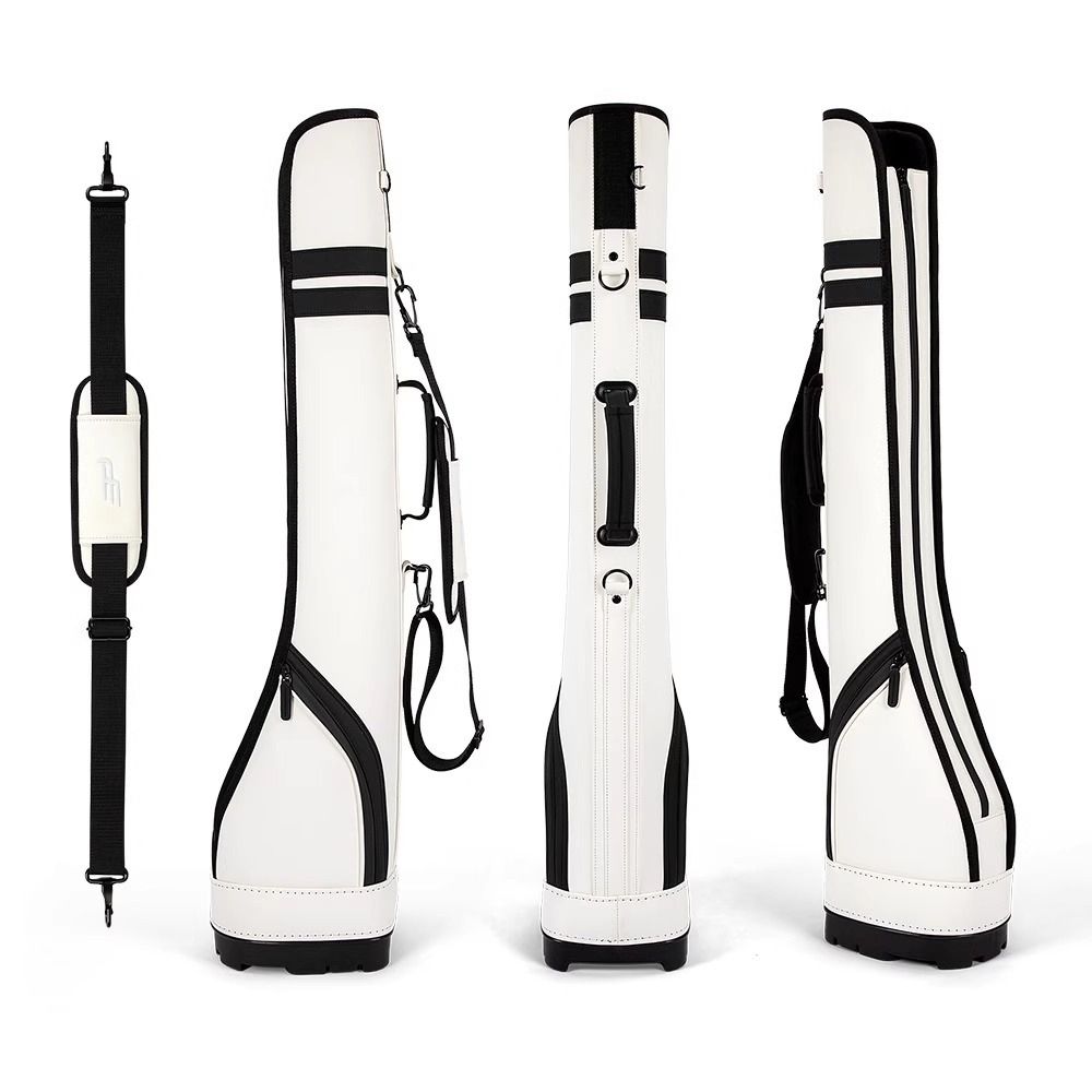  PLAYEAGLEライトラグジュアリースタイル ゴルフギャンバッグ コース用ポータブルクラブケース レザーハーフセットクラブバッグ 251011gefqb04 色分類 PEライトラグジュアリースタイル 黒色 アプローチ練習用品 ゴルフバッグ キャディバッグ ゴルフ