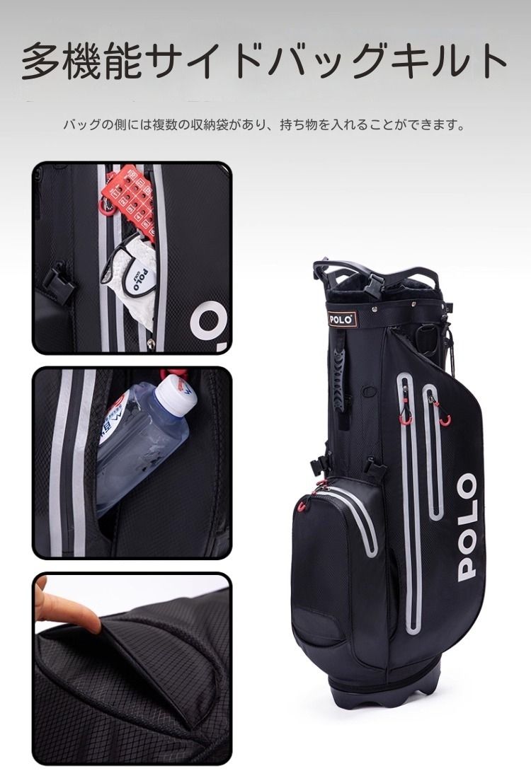 golf防水スタンド付きリュック型バッグ