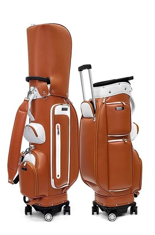 PGM 韓国風 ゴルフバッグ男女兼用キャリーバッグ golfクラブケース 四輪フラットプッシュ 防水トラベルゴルフバッグ 251011 gefqb 10 分類-QB 127-グリーン