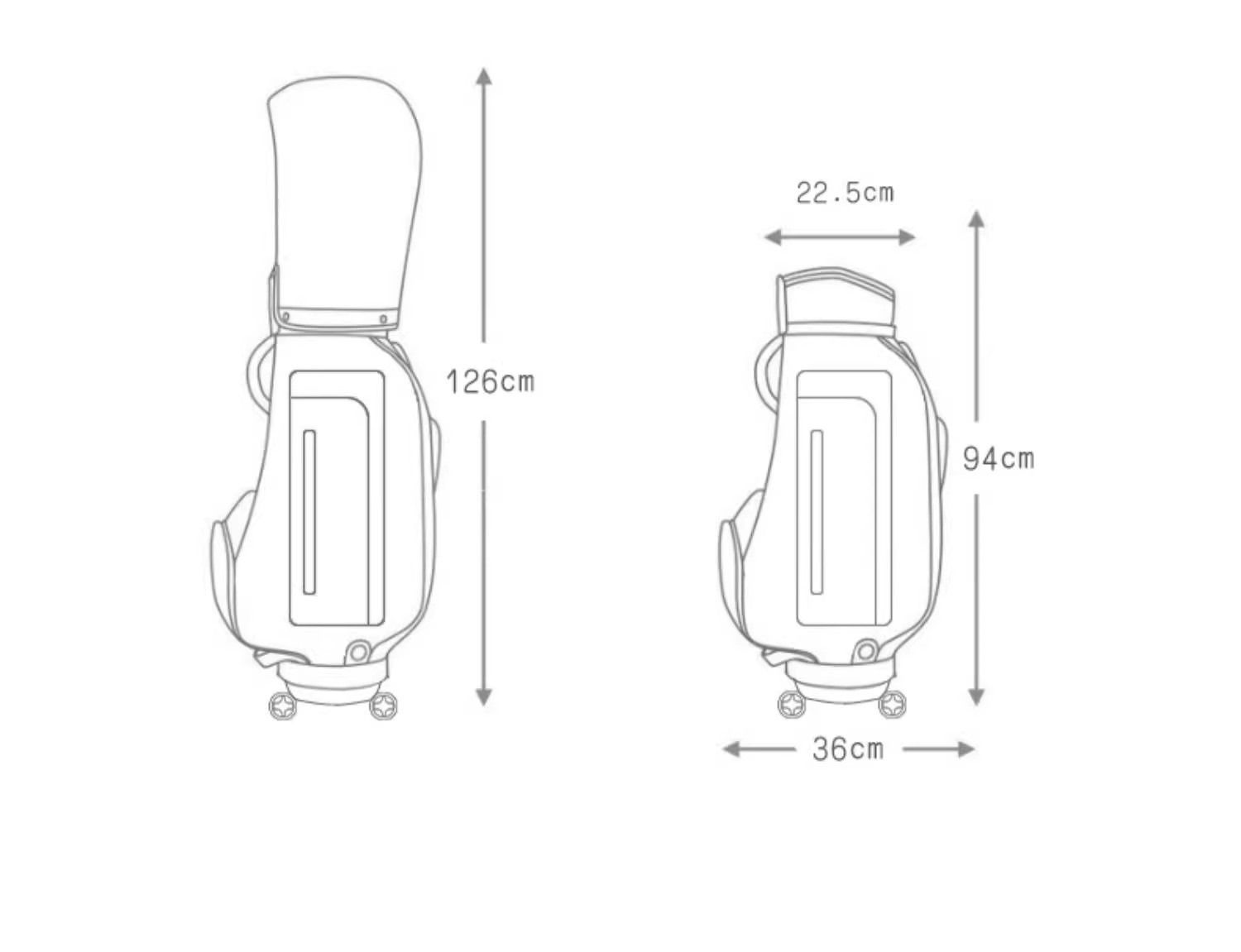 防水トラベルゴルフバッグ 251011gefqb10