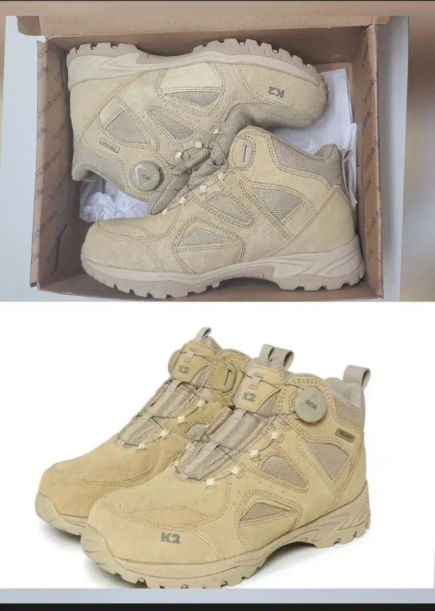 K 2 安全靴 作業靴 Safety ボア ダイアル エアメッシュ 265 mm